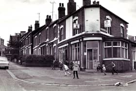Children play in the street in Burngreave, Sheffield - 28th October 1974
