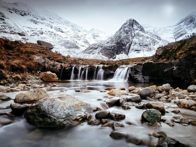 Fairy Pools Isle of Skye, Scotland. 