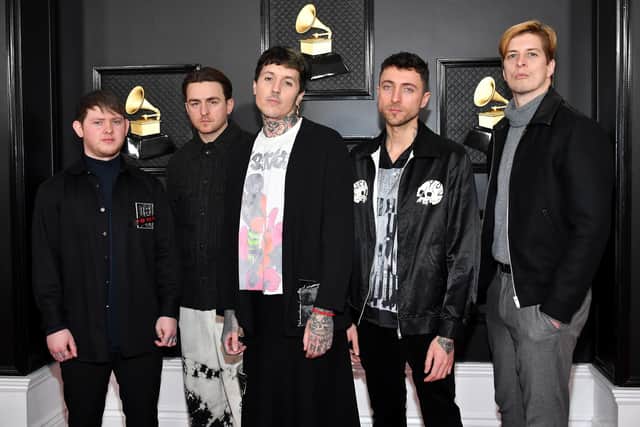 Bring Me The Horizon are a rock band from Sheffield, including frontman Oli Sykes. Photo by Amy Sussman/Getty Images.
