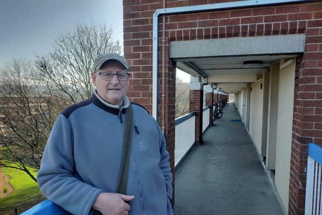 Councillor Peter Garbutt, Green, for Sharrow and Nether Edge, says there is a "huge piece of work" underway to improve the quality of life for residents on the Lansdowne Flats.