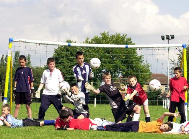 New Opportunities funded sports activities in Rossington during the Summer of 2004.