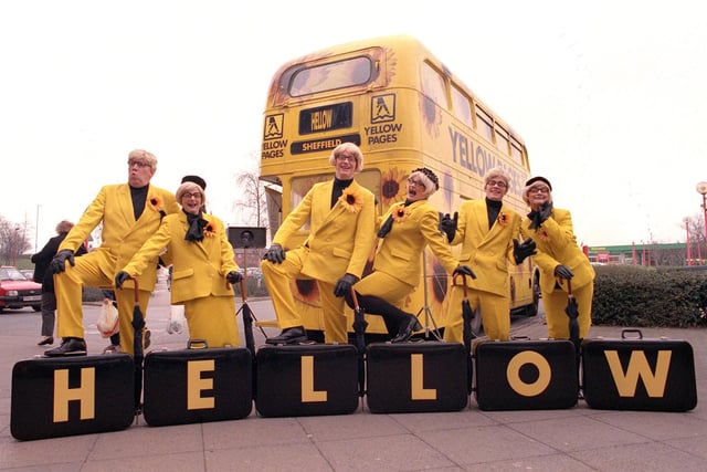 The Yellow Pages roadshow came to Crystal Peaks,Sheffield in 1999 to launch the latest edition