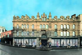 CGI image of the new-look Civic fronting Eldon Street.