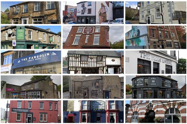 All of the highly-rated Sheffield pubs and bars pictured here have also been praised by Google reviewers for the 'friendly' service provided by staff