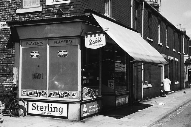 A view of a corner shop between Mulgrave Road and Wilson Street. Photo: Hartlepool Library Service.