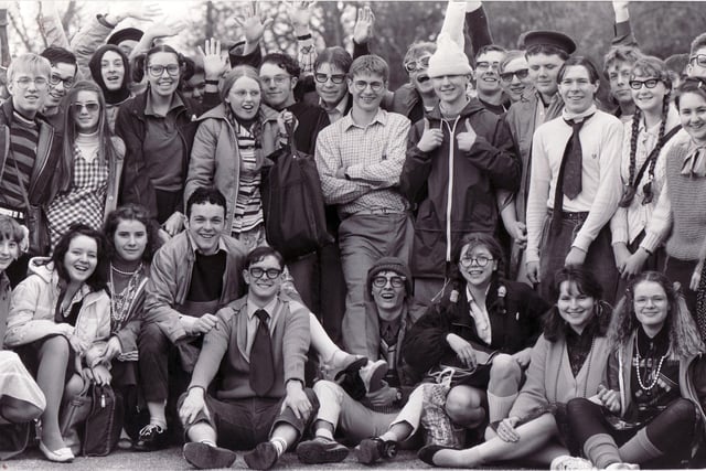 A "Square Day" was held at Tapton School, Sheffield, 20th March 1991, when 6th form pupils dressed as "squares" as part of the school's charity week events