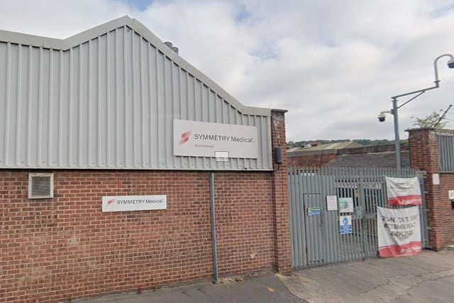 At Symmetry Medical Sheffield, which is based on Beulah Road, in Hillsborough and produces medical instruments and supplies, women earn on average 94.4% less than men. That's the biggest gender pay gap in Sheffield.