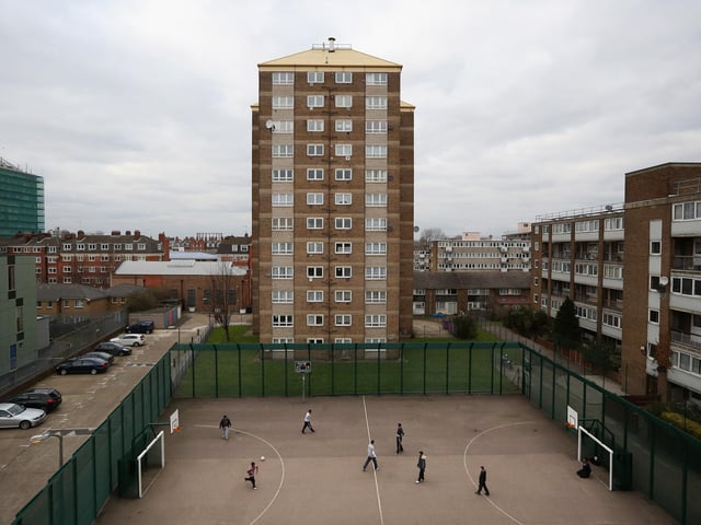 London itself has the highest child poverty rate of all the regions, and the Tower Hamlets local authority has the highest rate in London and in the country, at 55.4% (Photo by Oli Scarff/Getty Images)