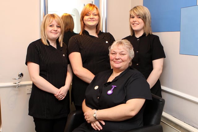 Frankie's Hair Salon staff in 2011