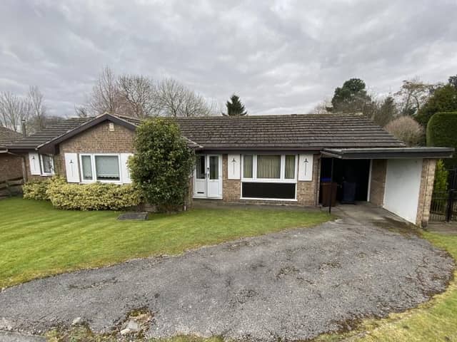 This bungalow in Parkhead Road, Parkhead, sold for £662,000, having been listed for auction at £350,000.
