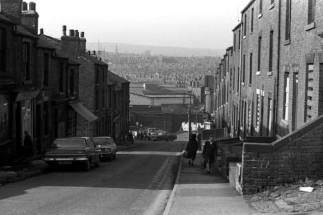 The cover image from Mick Jones' book of his Park Hill photographs, View From the Hill