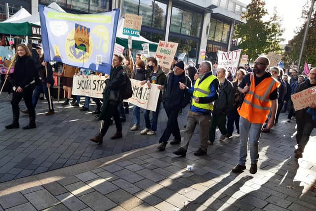 The Sheffield COP 26 demonstration