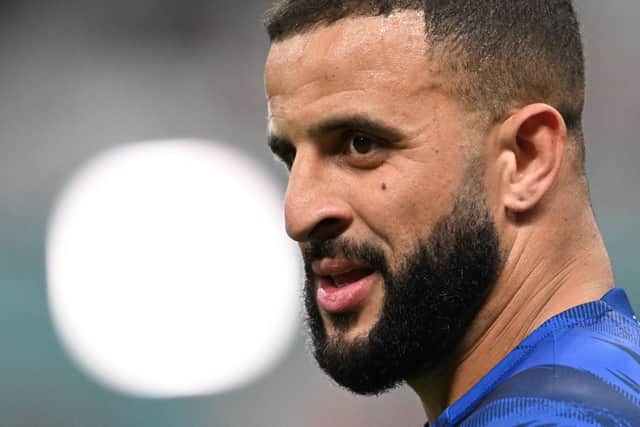 England and former Sheffield United defender Kyle Walker. KIRILL KUDRYAVTSEV/AFP via Getty Images