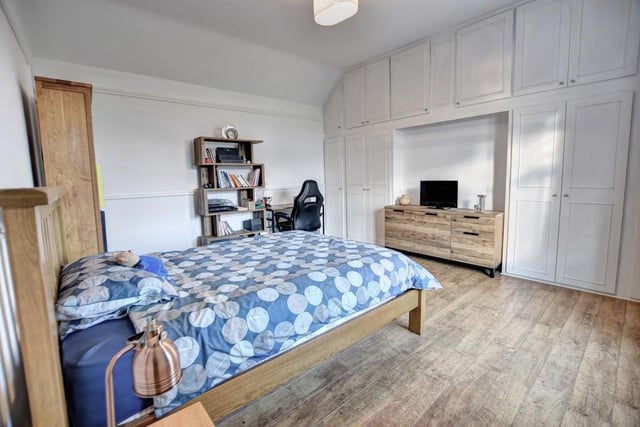 The property has a total of five generously-sized bedrooms.