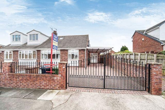 Sunderland's fourth most-viewed property over the past month is this well-presented bungalow which is on the market through Your Move for offers over £165,000.