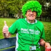 Pictured is Sheffield's famous Macmillan cancer charity fundraiser John Burkhill.