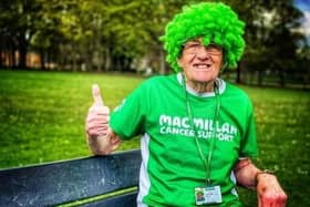 Pictured is Sheffield's famous Macmillan cancer charity fundraiser John Burkhill.