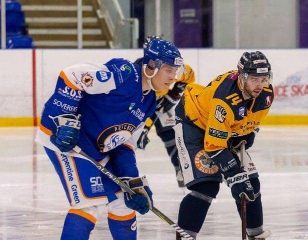 Martins Susters, left, has joined Sheffield Steeldogs. Picture courtesy of Sheffield Steeldogs.