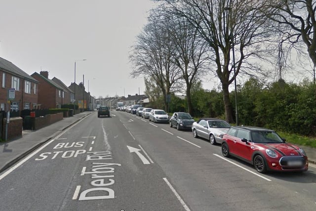 There will be a speed camera on Derby Road, Chesterfield, this week.