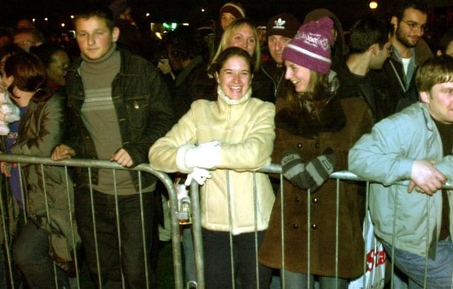 Crowd enjoys the Don Valley Bowl in 2001.