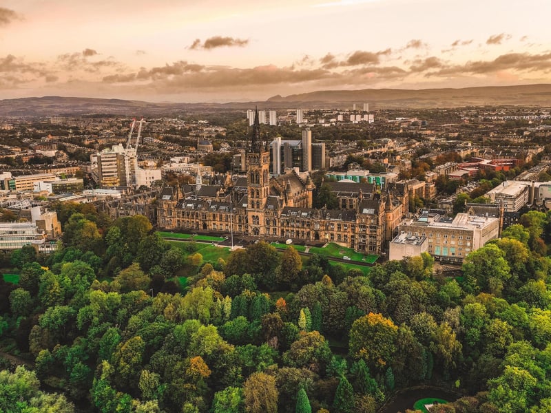 Another Scottish city, Glasgow, has a spot on the list. Earning ninth place, it has a score of 61.20 and an AQI of 27.
