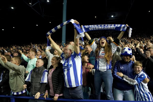 Sheffield Wednesday fans is the play-off semi-final second leg against Sunderland