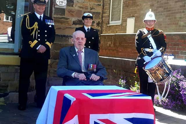 Denis Gregory, 93, from Sheffield, served in the Royal Navy from 1942-45.