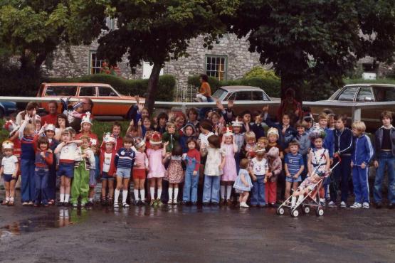 Cleadon children were pictured celebrating the Queen's Jubilee in 1977. Can you spot someone you know? Photo: Kathleen Jane Tudberry.