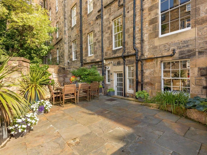 Patio garden.