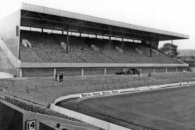 New seating at Hillsborough Stadium in July 1966