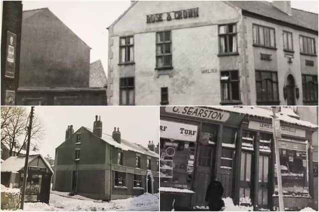 The Rose and Crown pub on Whittington Moor, Chesterfield, is now Glassworks and The Midland Hotel at Hepthorne Lane became The Shinnon pub. What happened to the off-licence at Clay Cross which is on the right of the montage?