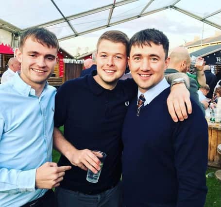 A group of friends from Worksop are pushing for more tickets to be sold for Sponge Fest, a fundraiser music festival to be held in Sheffield. Sam Fisher is on the left.