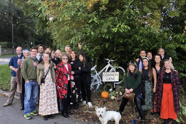After his funeral a large group of friends and family walked from his home on Greystones Road and placed a white painted ’ghost bike’ at the scene as a memorial - and a reminder to drivers to think more about cyclists.