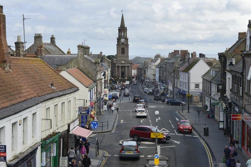 Berwick-upon-Tweed had a 22% increase in footfall over the bank holiday compared with the previous three weeks.