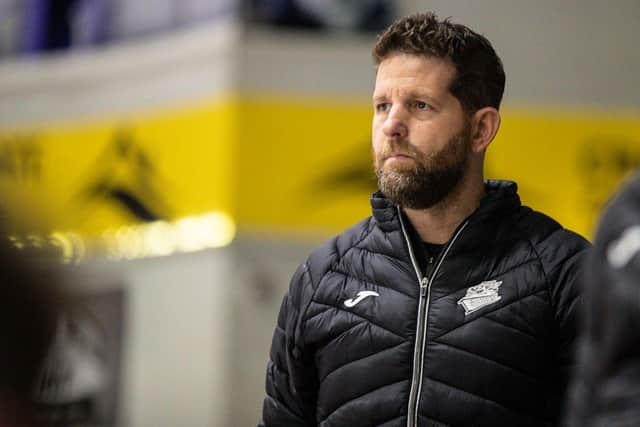 Sheffield STeelers coach Aaron Fox at Coventry Pic Scott Wiggins