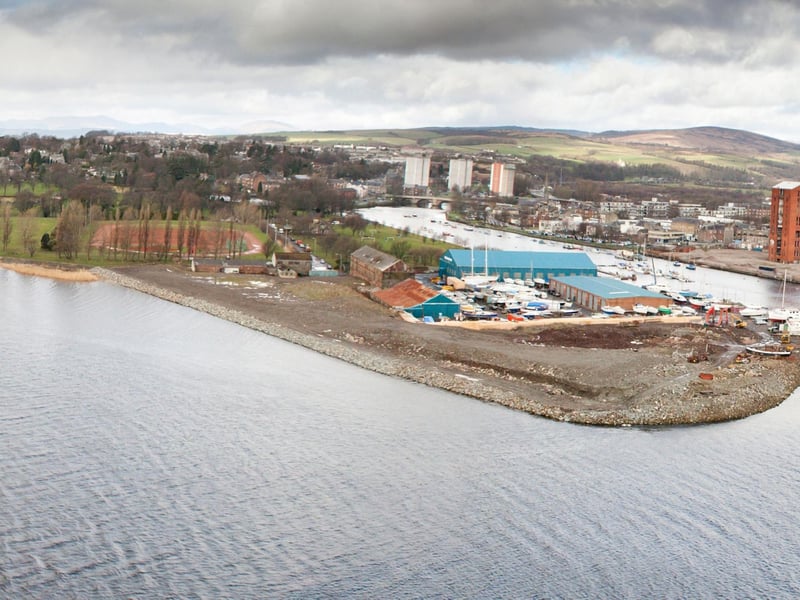 £104,200 is now the average price of a property in West Dunbartonshire, which includes the town of Dumbarton. It's an annual rise of 4.5 per cent.