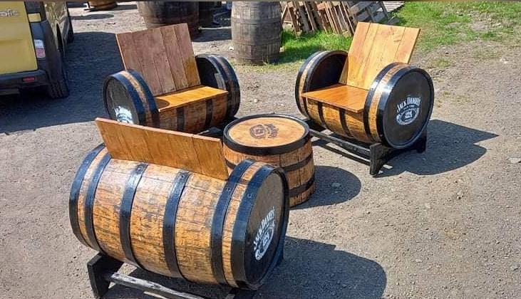 Swallap barrels are offering a unique range of outdoor furniture that is sure to be a hit amongst whiskey drinkers. The price range varies from item to item.