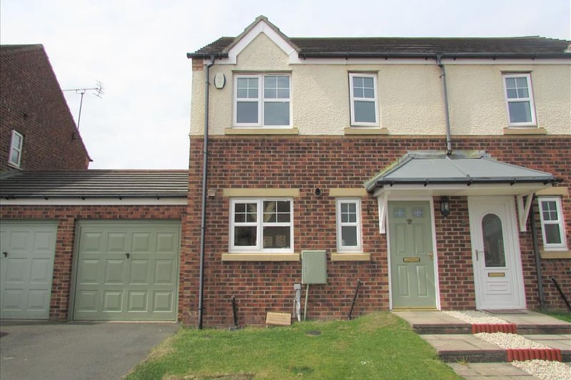 This three bed, semi-detached house is a six minute walk to Seaham beach. It is located on Alnmouth Way in Seaham and is on the market with Dowen for £189,950.