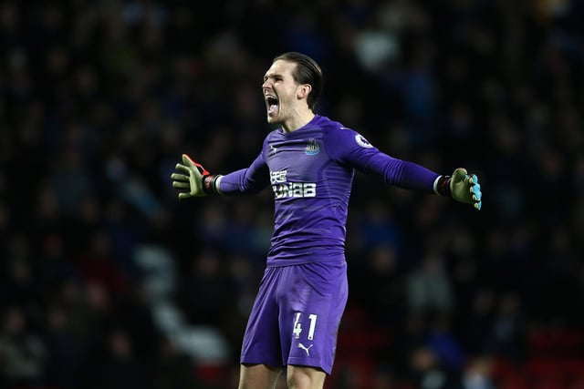 Arsenal are believed to be plotting a summer raid for Newcastle United goalkeeper Freddie Woodman, who has impressed on a loan spell with Swansea City this season. (Chronicle) (Photo by Jan Kruger/Getty Images)