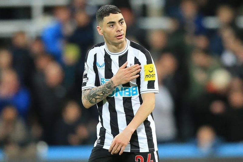 Newcastle head coach Eddie Howe claimed the winger was facing up to six weeks on the sidelines after picking up a thigh injury in training. He has since been spotted back out on the grass but will miss the next few matches at least. 