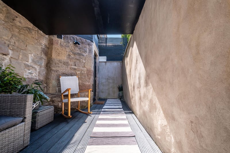Private outdoor courtyard