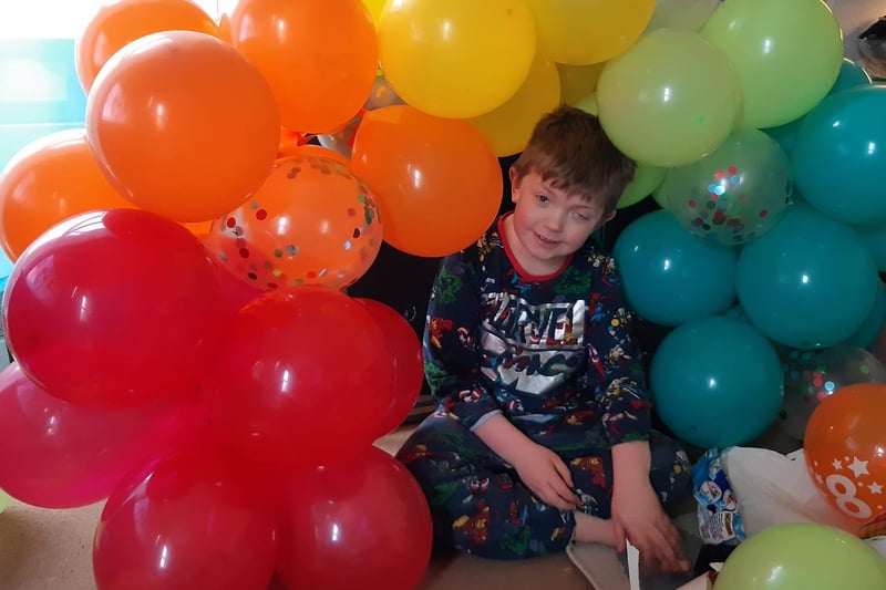 Rachel Bell took this picture of her son on his 8th birthday.