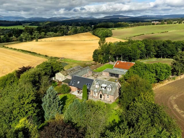 Aerial view of property.