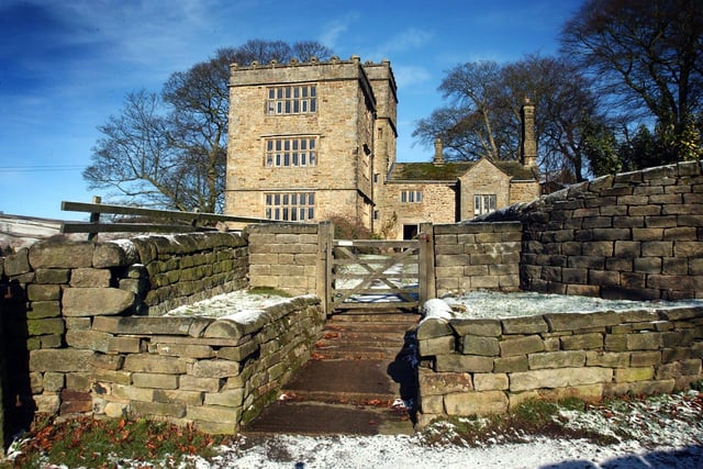 North Lees Hall,  Hathersage thought to be the inspiration for Charlotte Bronte's book Jane Eyre.