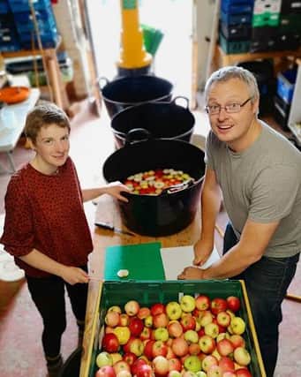 Regather are turning the city's surplus apples into apple juice.