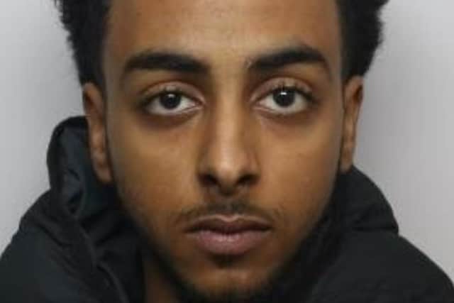 Hassan Salim, 21, formerly of Sicey Avenue, Sheffield, has been jailed for more than six years after he admitted robbing two students in Sheffield