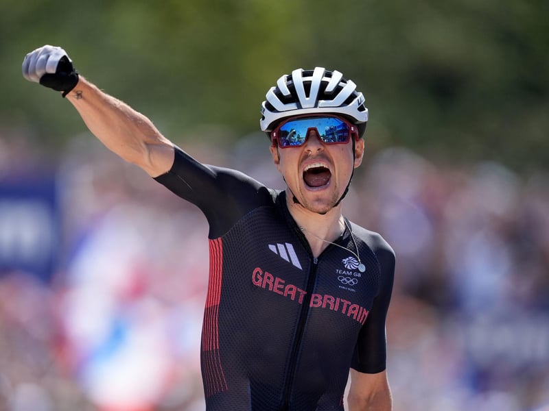 The men's cross-country Olympic champion claimed the second gold medal of his career after retaining his crown as the mountain bike cross country champion on July 29.