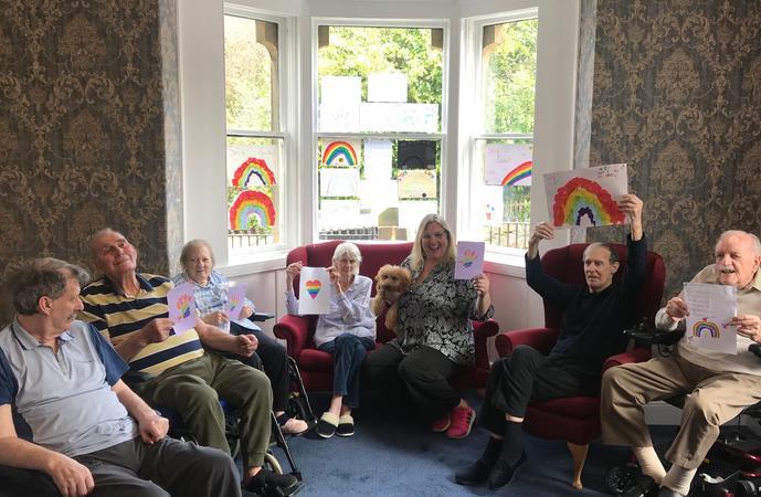 The first lockdown was a terrible period for many care homes but residents at Summerhill Care Home in Alnwick were cheered after receiving pictures and letters from local children.