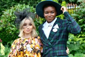 Ella Baig and Nicola Adams at the Royal Ascot 2022 at Ascot Racecourse on June 18, 2022 in Ascot, England. They welcomed their first baby boy on July 9 (Photo by Kirstin Sinclair/Getty Images for Royal Ascot).