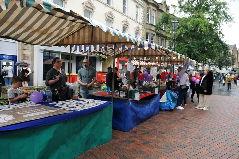 Organisations set up for stalls free to help promote themselves and  to support them in their recovery from the impact of the pandemic.